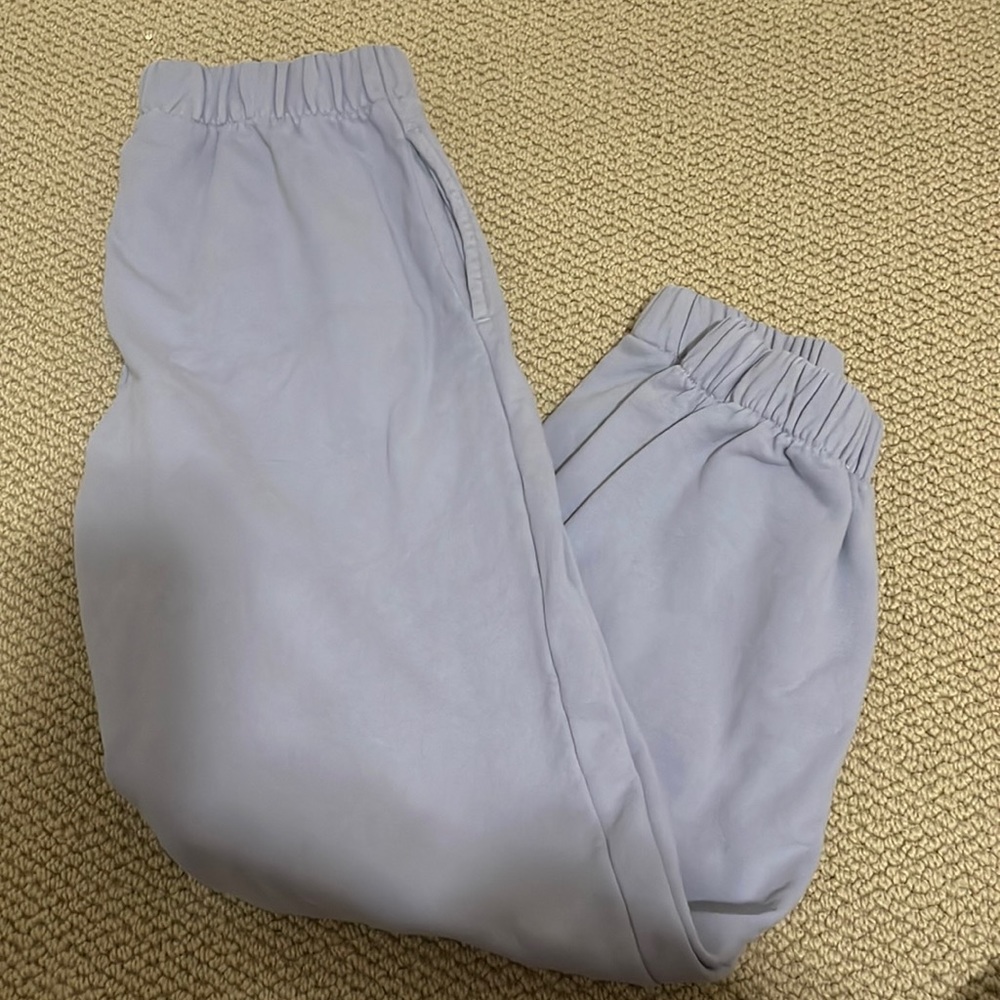 Purple-ish blue Brandy Melville sweatpants!